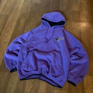 VTG 90's Sportswear Logo Athletics Baltimore Ravens Embroiderd Hooded Sweatshirt